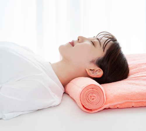 枕を使わない人の枕 くるくる