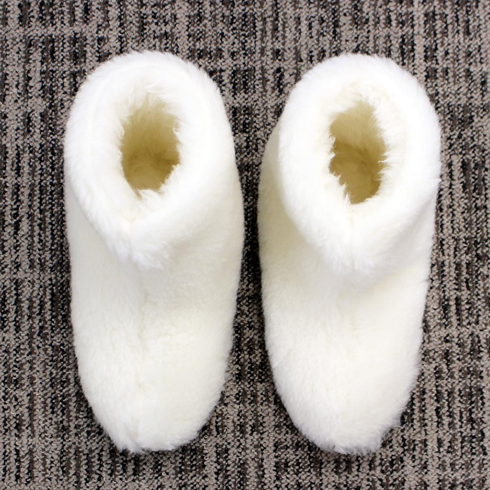 Sofwool ウールのルームブーツ 上からイメージ画像