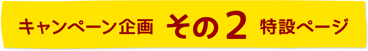 キャンペーン企画 その2 特設ペ ー ジ
