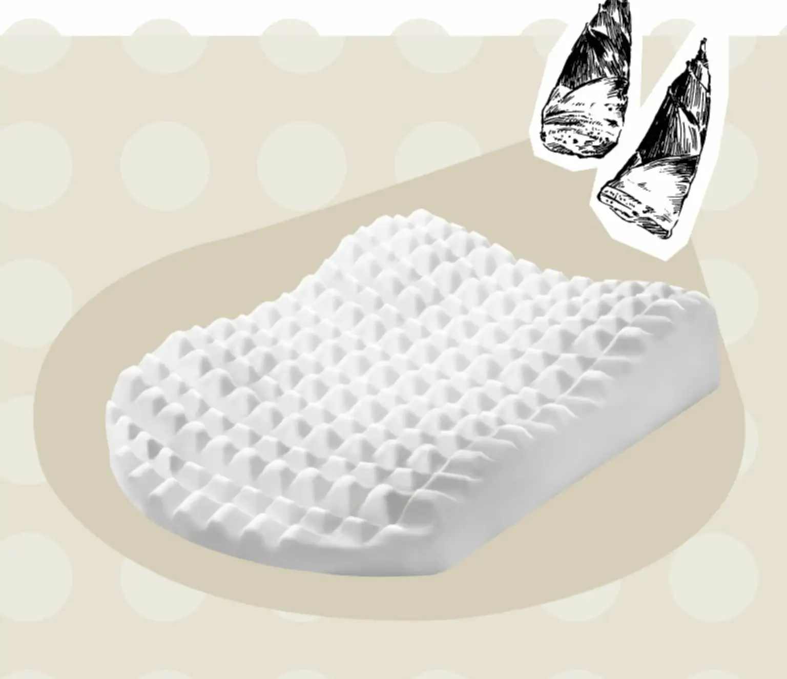 足枕 3Dもまれる枕 ラテックス むくみ 腰痛対策